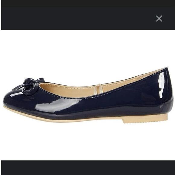 Janie and Jack Classic Ballet Flats (Toddler/Little Kid/Big Kid) Navy Sz 9 - Picture 3 of 7